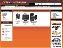 Tablet Screenshot of discountstoveparts.com